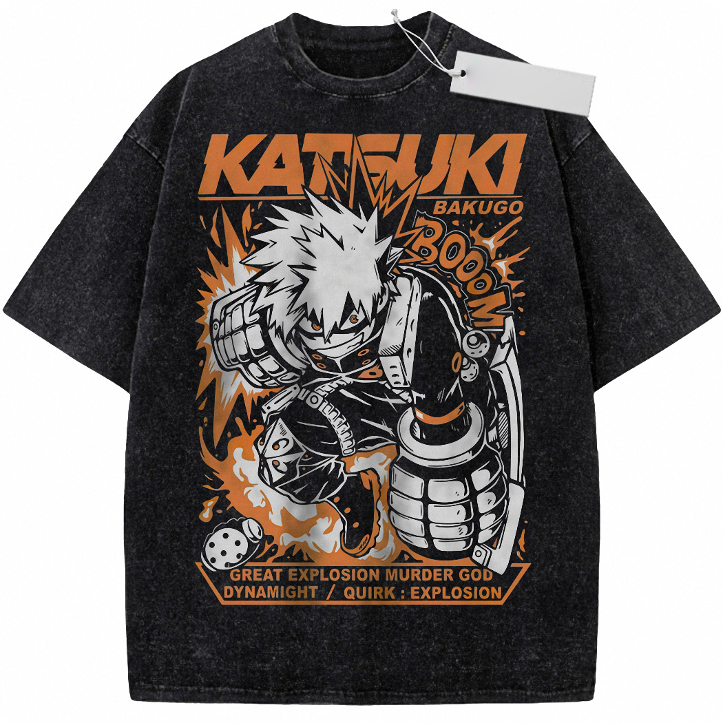 Katsuki Bakugo Shirt, Kacchan Shirt, My Hero Academia Shirt, MHA Shirt, Anime Shirt, Vintage Tee 9