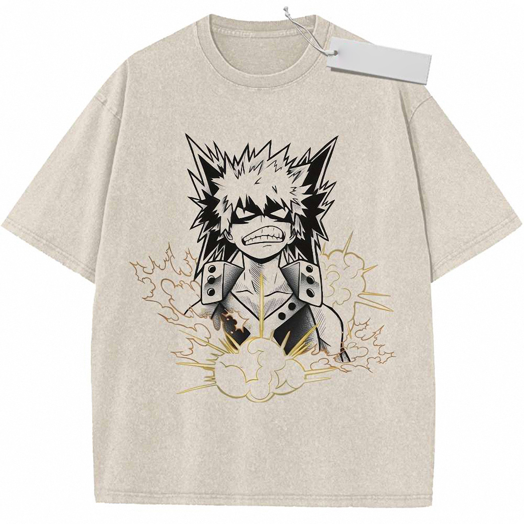 Katsuki Bakugo Shirt, MHA Shirt, Anime Shirt, Vintage Tee 7