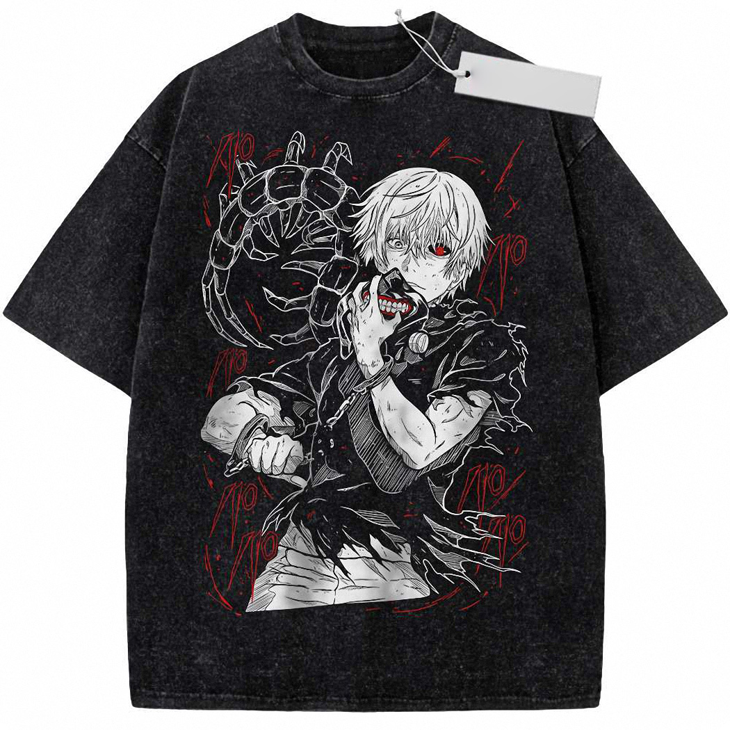 Ken Kaneki Shirt, Tokyo Ghoul Shirt, Anime Shirt, Vintage T-Shirt 8