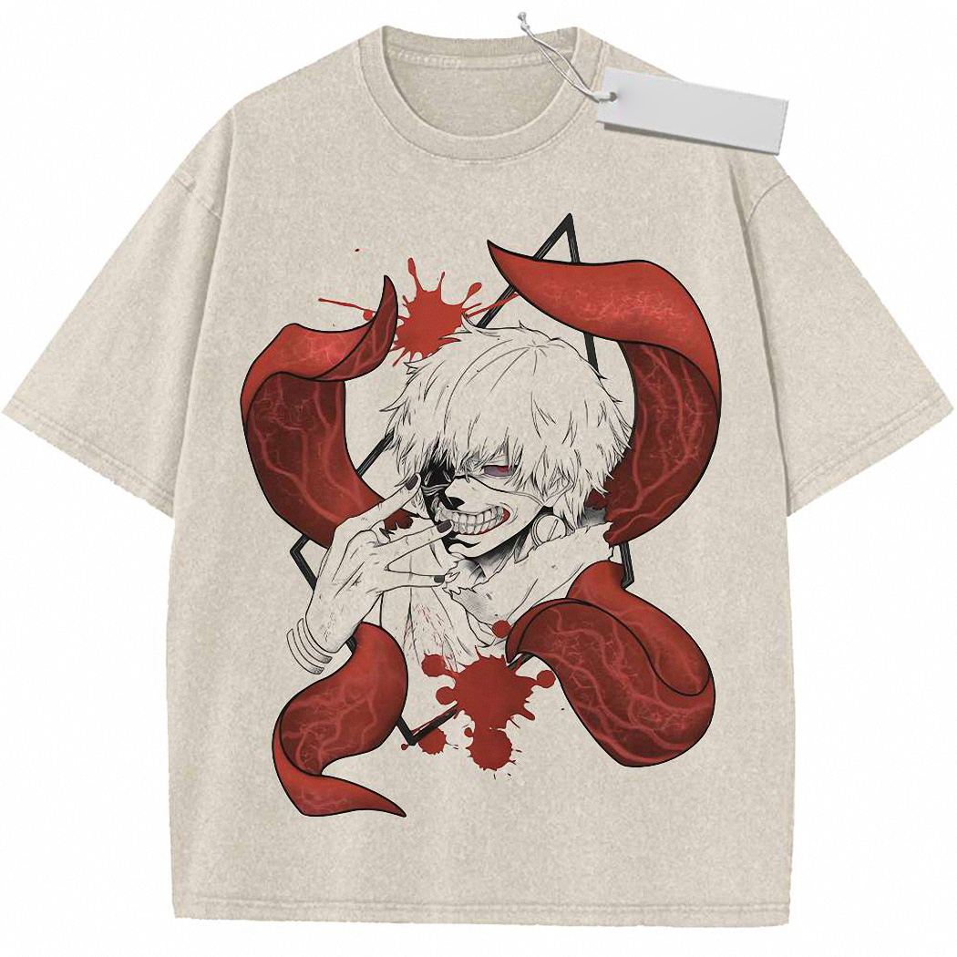 Ken Kaneki Shirt, Tokyo Ghoul Shirt, Anime Shirt, Vintage T-Shirt 5
