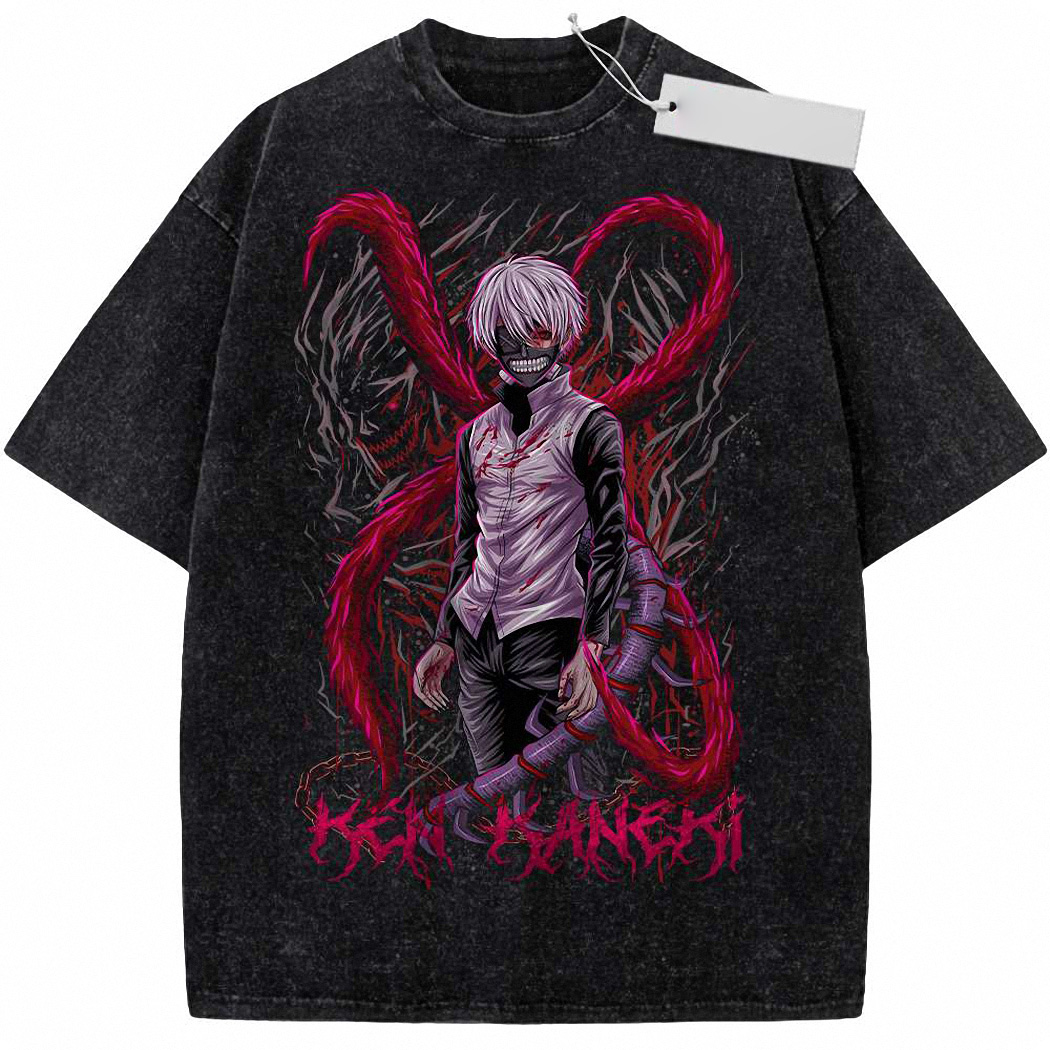 Ken Kaneki Shirt, Tokyo Ghoul Shirt, Anime Shirt, Vintage Tee 8