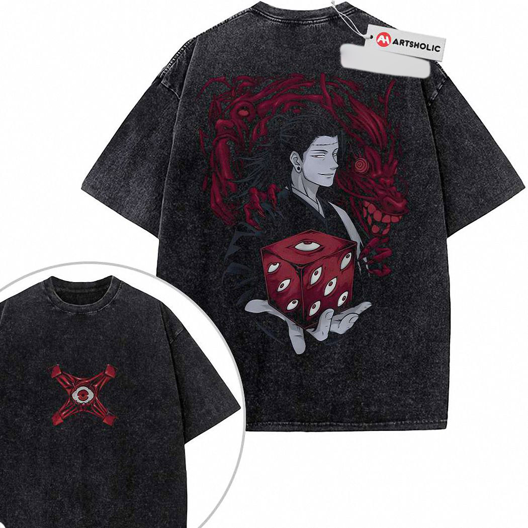 Kenjaku Shirt, Jujutsu Kaisen Shirt, Vintage T-Shirt 2-Sided 5