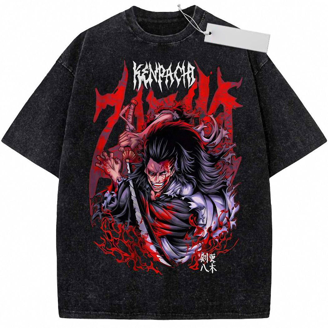 Kenpachi Zaraki Shirt, Bleach Shirt, Anime Shirt, Vintage Tee 9