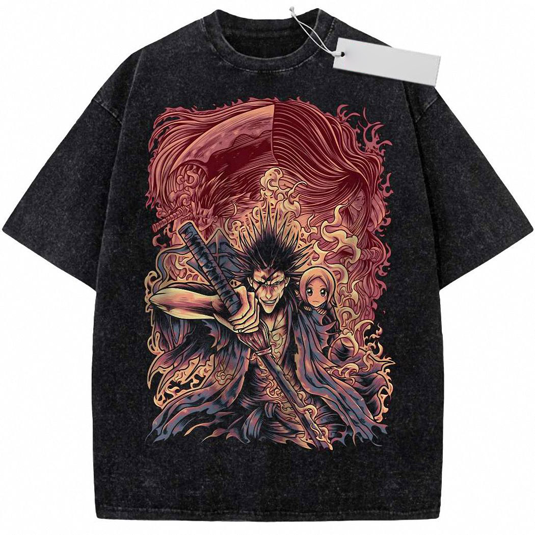Kenpachi Zaraki vs Yachiru Kusajishi Shirt, Bleach Shirt, Anime Shirt, Vintage Tee 9