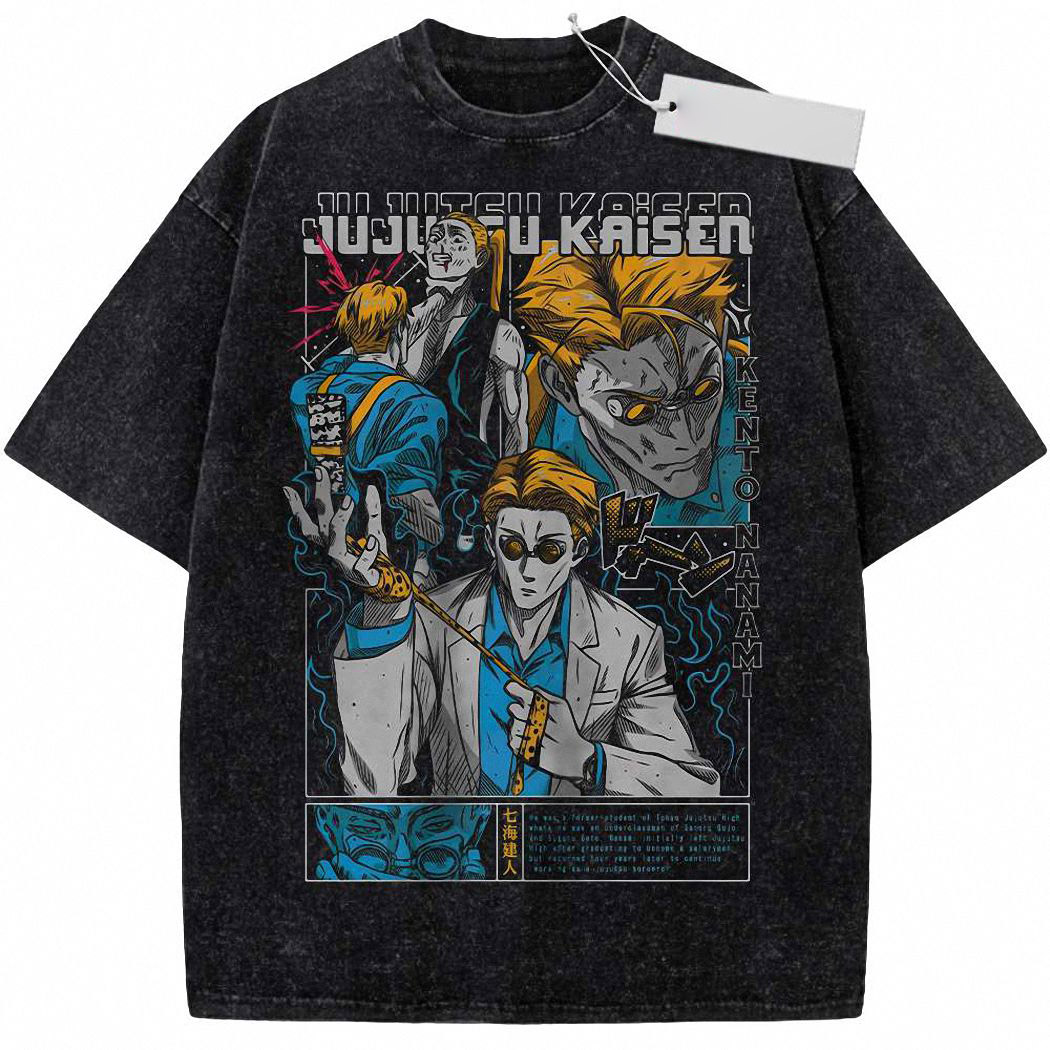 Kento Nanami Shirt, Jujutsu Kaisen Shirt, Anime Shirt, Vintage Tee 1