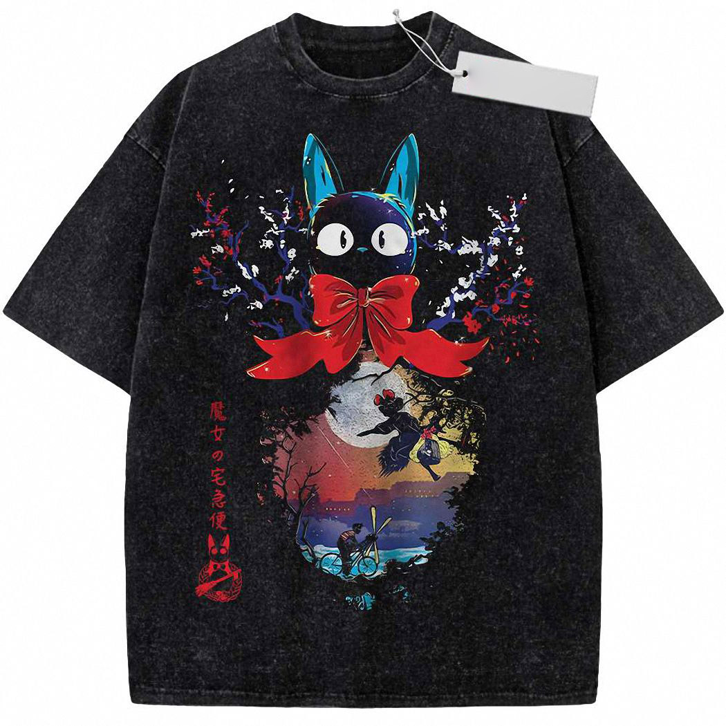 Kiki's Delivery Service Shirt, Studio Ghibli Shirt, Anime Shirt, Vintage T-Shirt 7