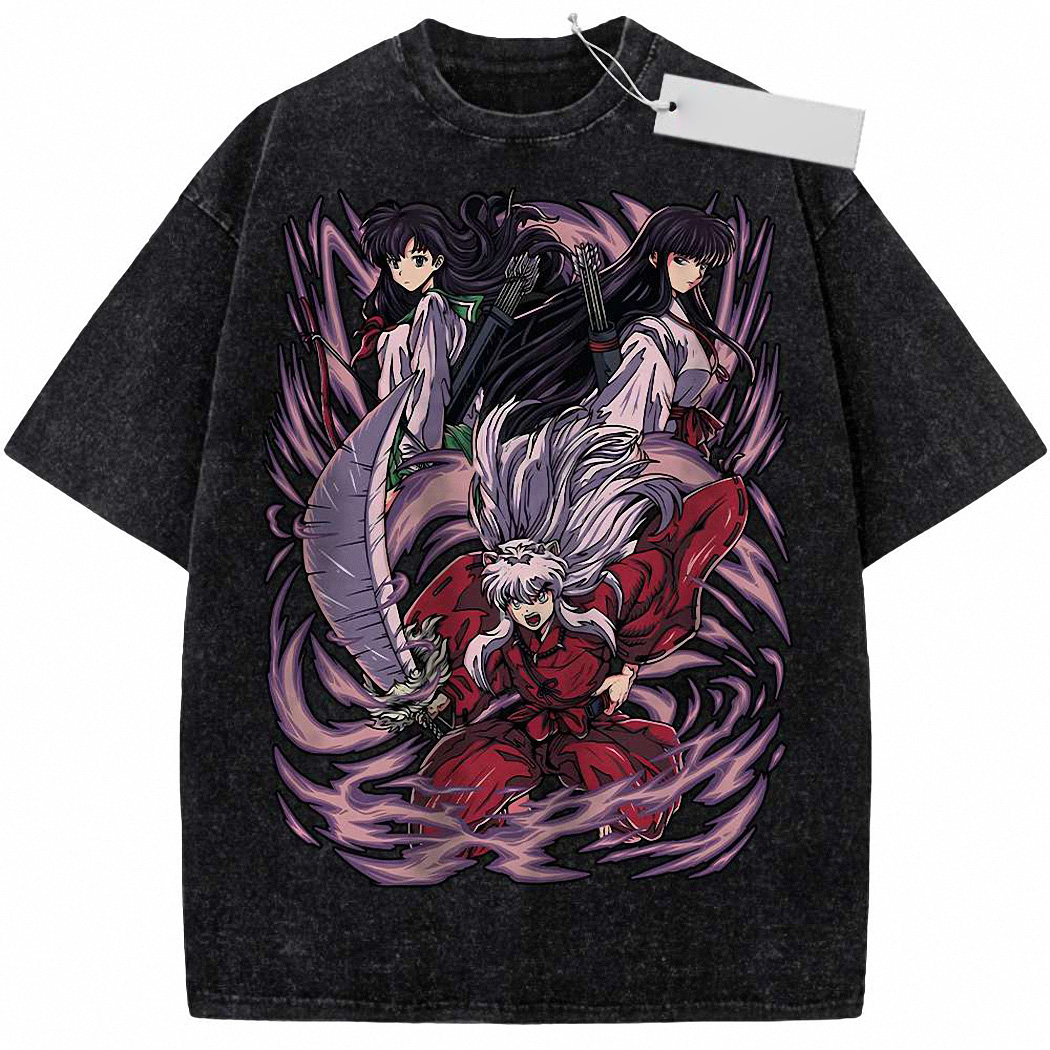Kikyo Shirt, Kagome Shirt, Inuyasha Shirt, Anime Shirt, Vintage T-Shirt 3