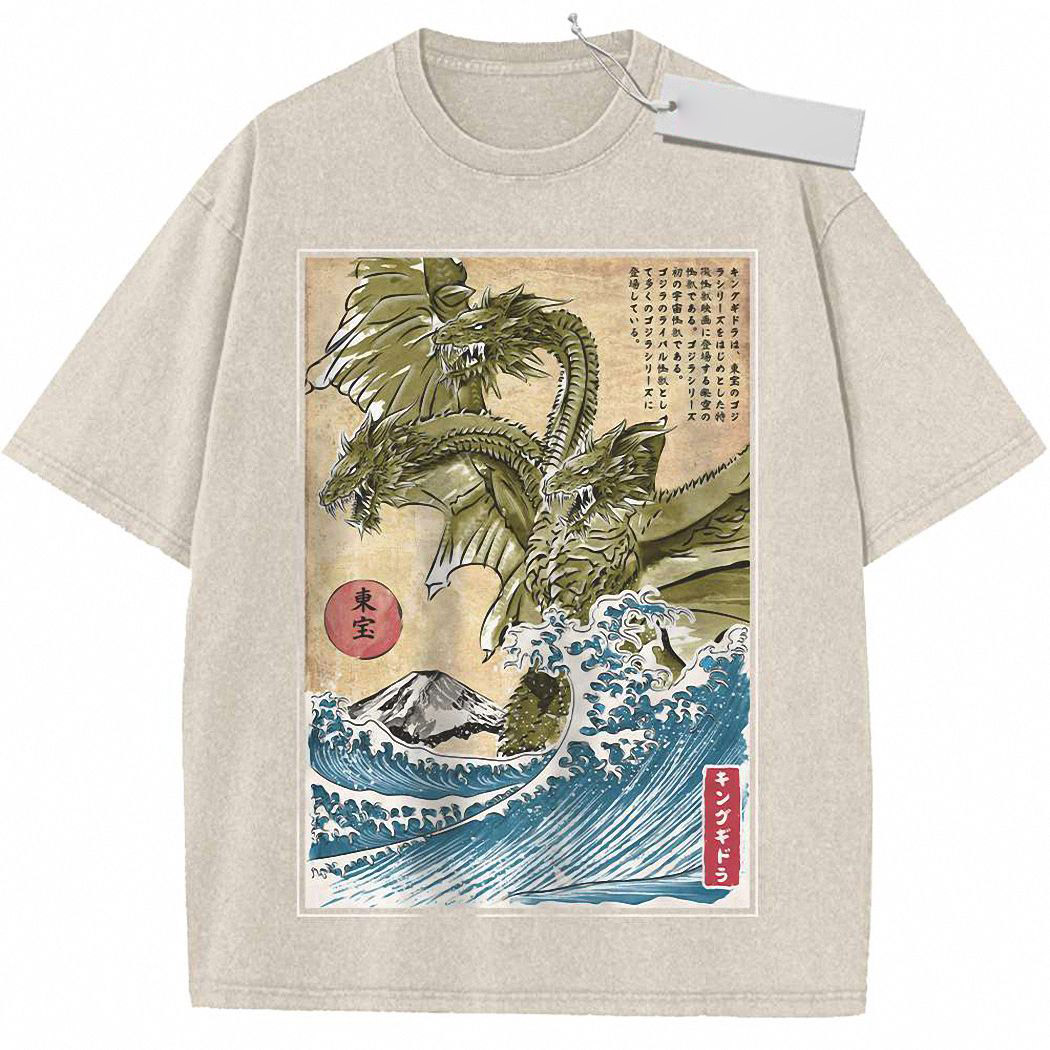 King Ghidorah Shirt, Movie Shirt, Vintage Tee 7