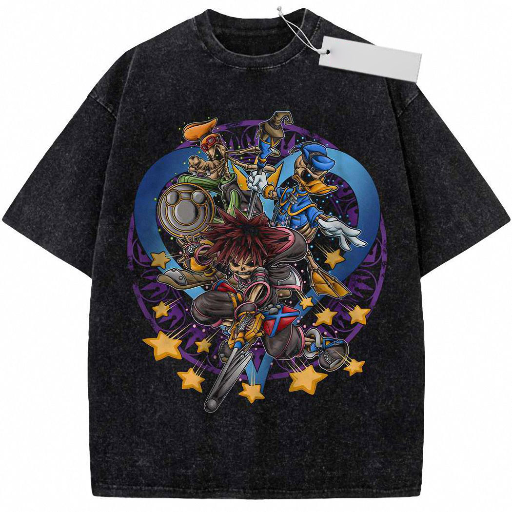 Kingdom Hearts Shirt, Game Shirt, Vintage T-Shirt 5