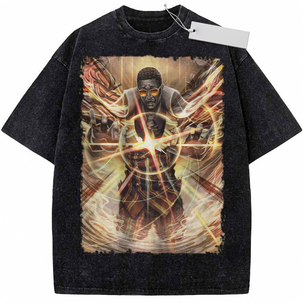 Kizaru Shirt, Borsalino Shirt, One Piece Shirt, Anime Shirt, Vintage Tee 8