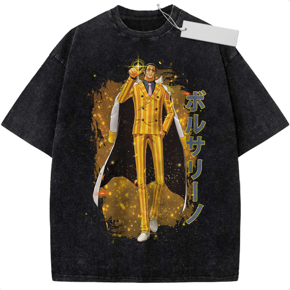 Kizaru Shirt, One Piece Shirt, Anime Shirt, Vintage T-Shirt