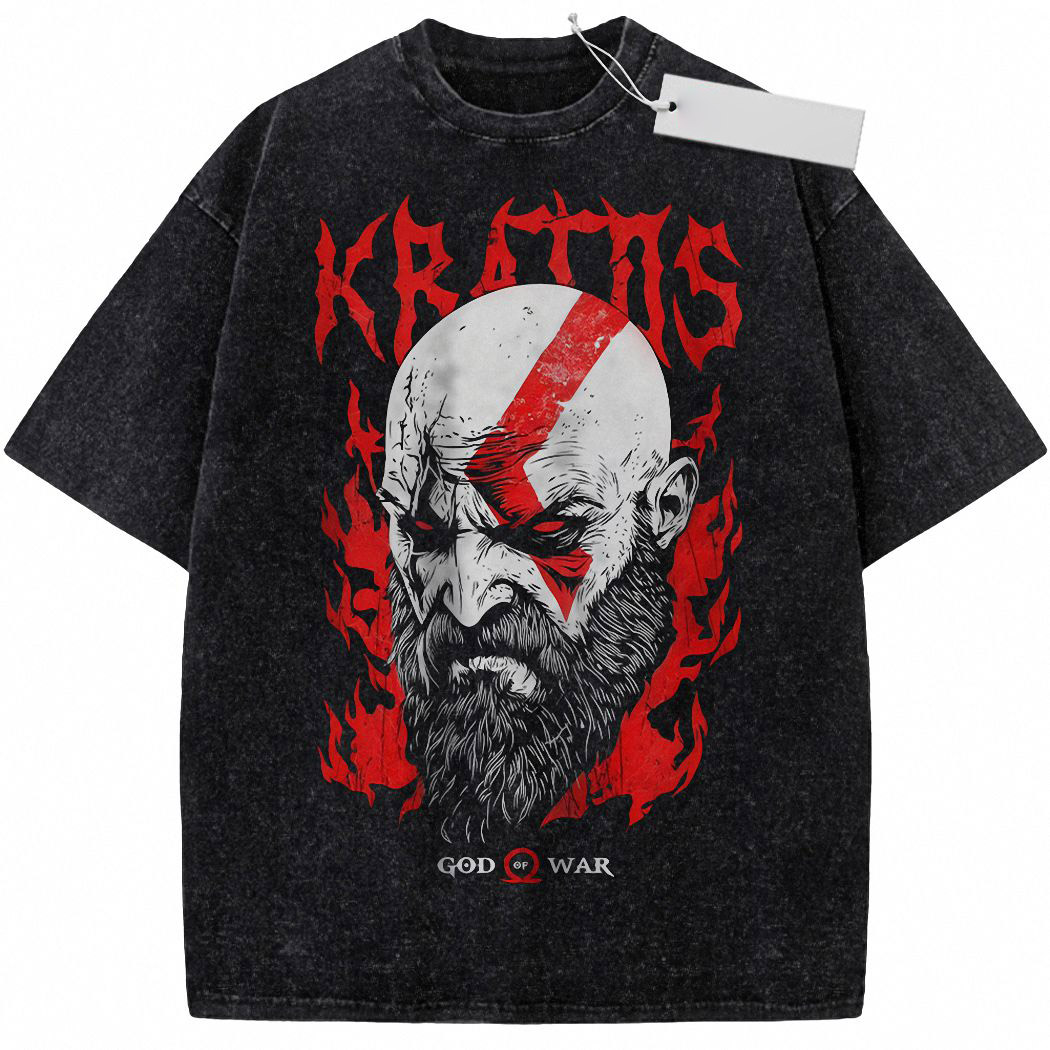 Kratos Shirt, God of War Shirt, Game Shirt, Vintage T-Shirt 8