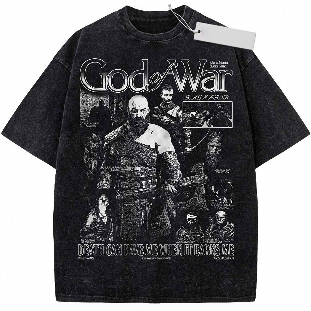 Kratos Shirt, God of War Shirt, Game Shirt, Vintage Tee 8