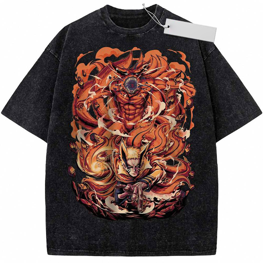 Kurama Shirt, Naruto Uzumaki Shirt, Anime Shirt, Vintage T Shirt 464