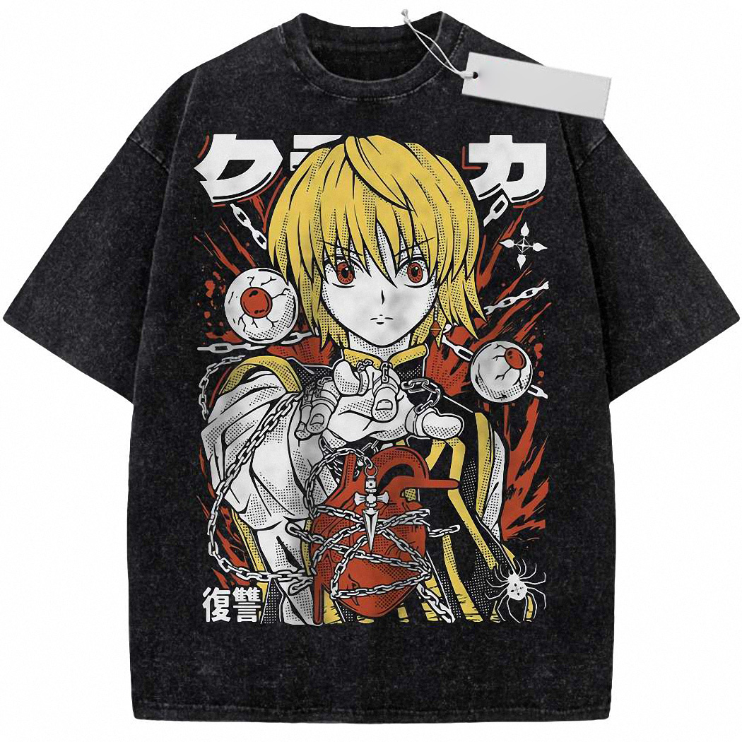 Kurapika Shirt, Hunter x Hunter Shirt, HxH Shirt, Anime Shirt, Vintage T-Shirt 2