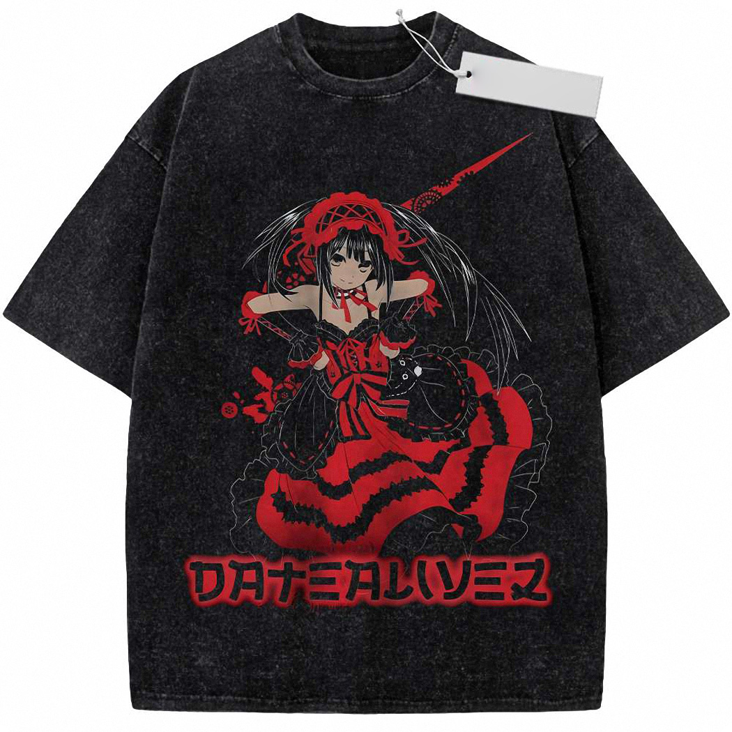 Kurumi Tokisaki Shirt, Date A Live Shirt, Anime Shirt, Vintage Tee 9