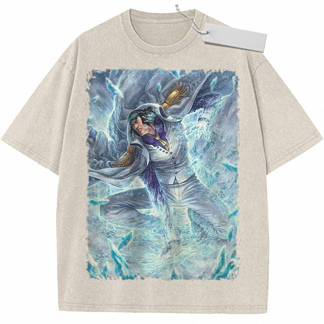 Kuzan Shirt, Aokiji Shirt, One Piece Shirt, Anime Shirt, Vintage Tee 6