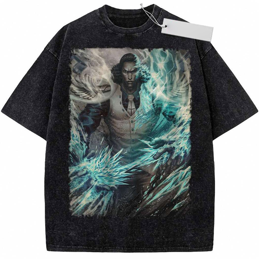 Kuzan Shirt, Aokiji Shirt, One Piece Shirt, Anime Shirt, Vintage Tee 2