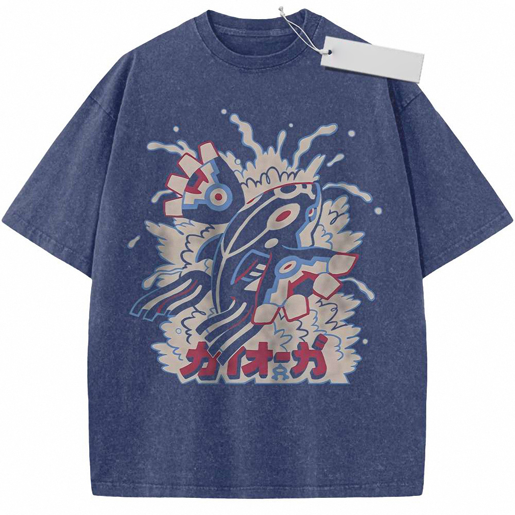 Kyogre Shirt, Anime Shirt, Vintage T-Shirt 4