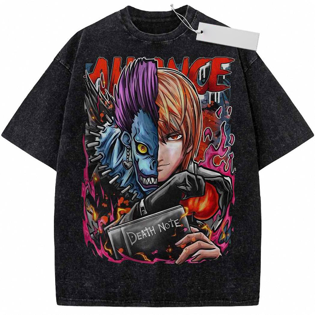 Light Yagami Shirt, Ryuk Shirt, Death Note Shirt, Anime Shirt, Vintage Tee 379
