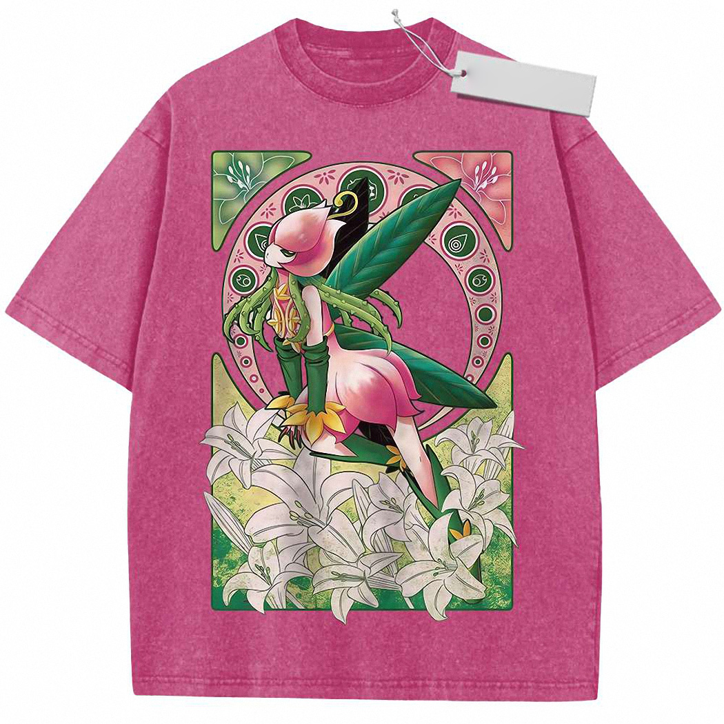 Lillymon Shirt, Digimon Adventure Shirt, Anime Shirt, Vintage T-Shirt 8