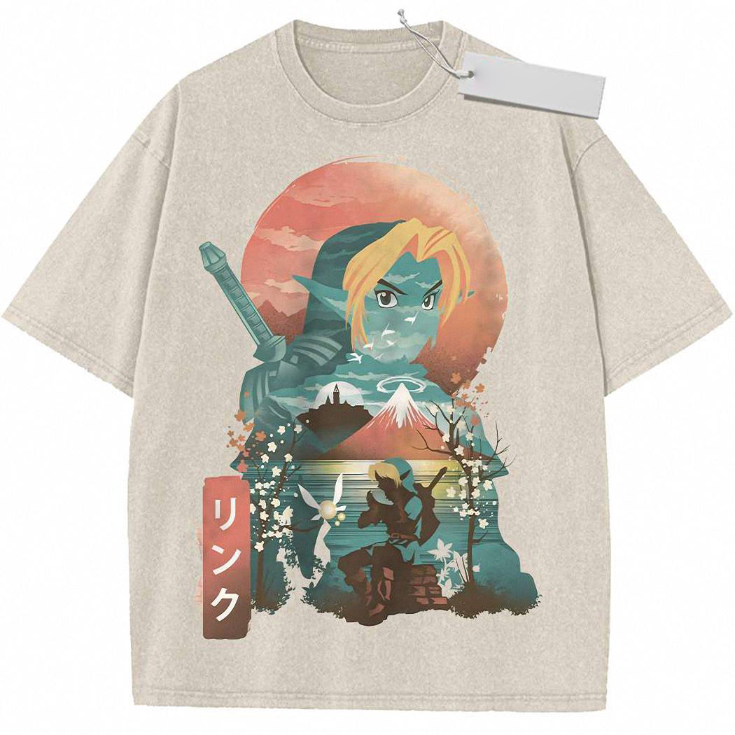 Link Shirt, The Legend of Zelda Shirt, Game Shirt, Vintage T-Shirt 1