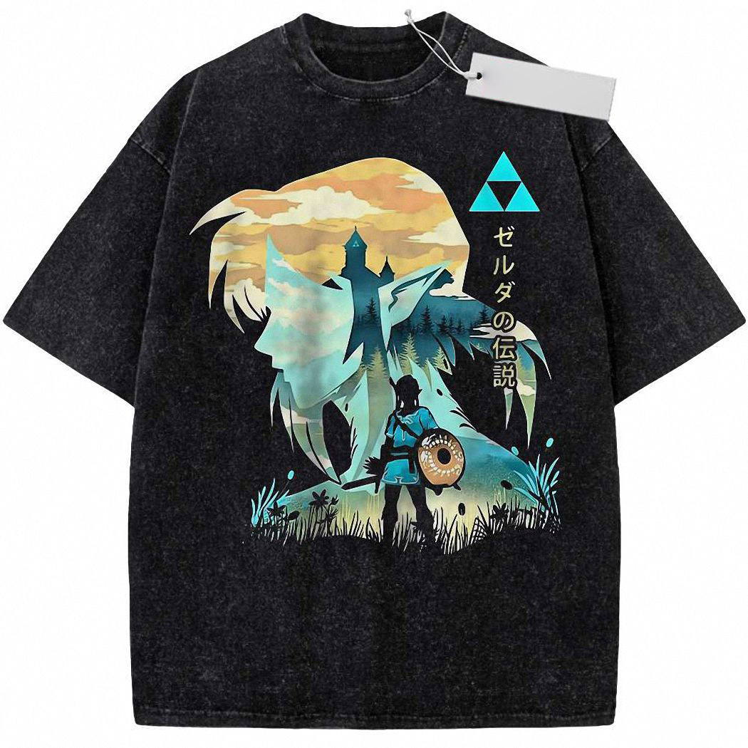 Link Shirt, The Legend of Zelda Shirt, Game Shirt, Vintage Tee 3