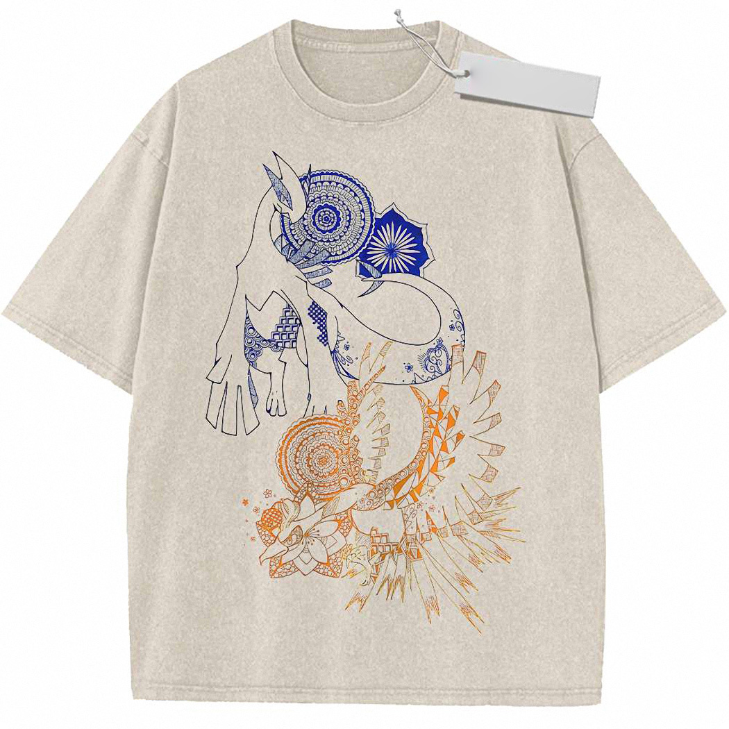Lugia vs Ho-oh Shirt, Anime Shirt, Vintage Tee 8
