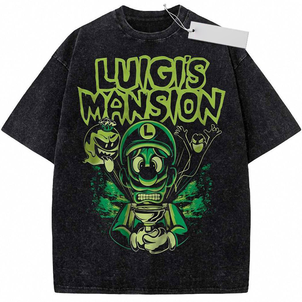 Luigi's Mansion Shirt, Game Shirt, Vintage T-Shirt 7