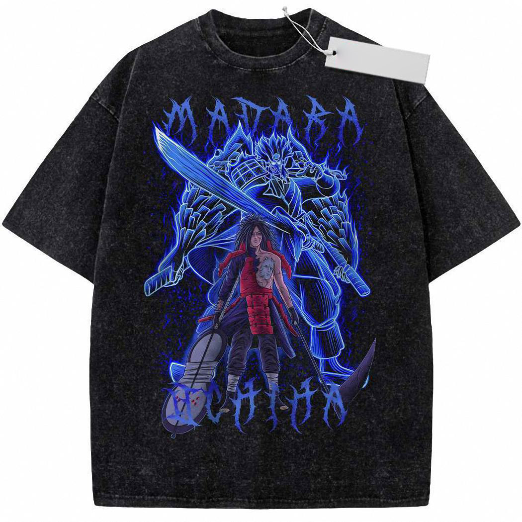 Madara Uchiha Shirt, Naruto Shirt, Anime Shirt, Vintage T Shirt 425