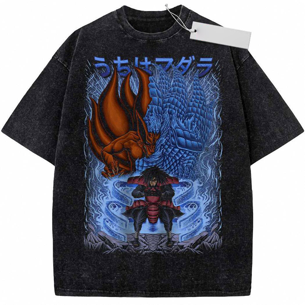 Madara Uchiha Shirt, Naruto Shirt, Anime Shirt, Vintage T Shirt 736