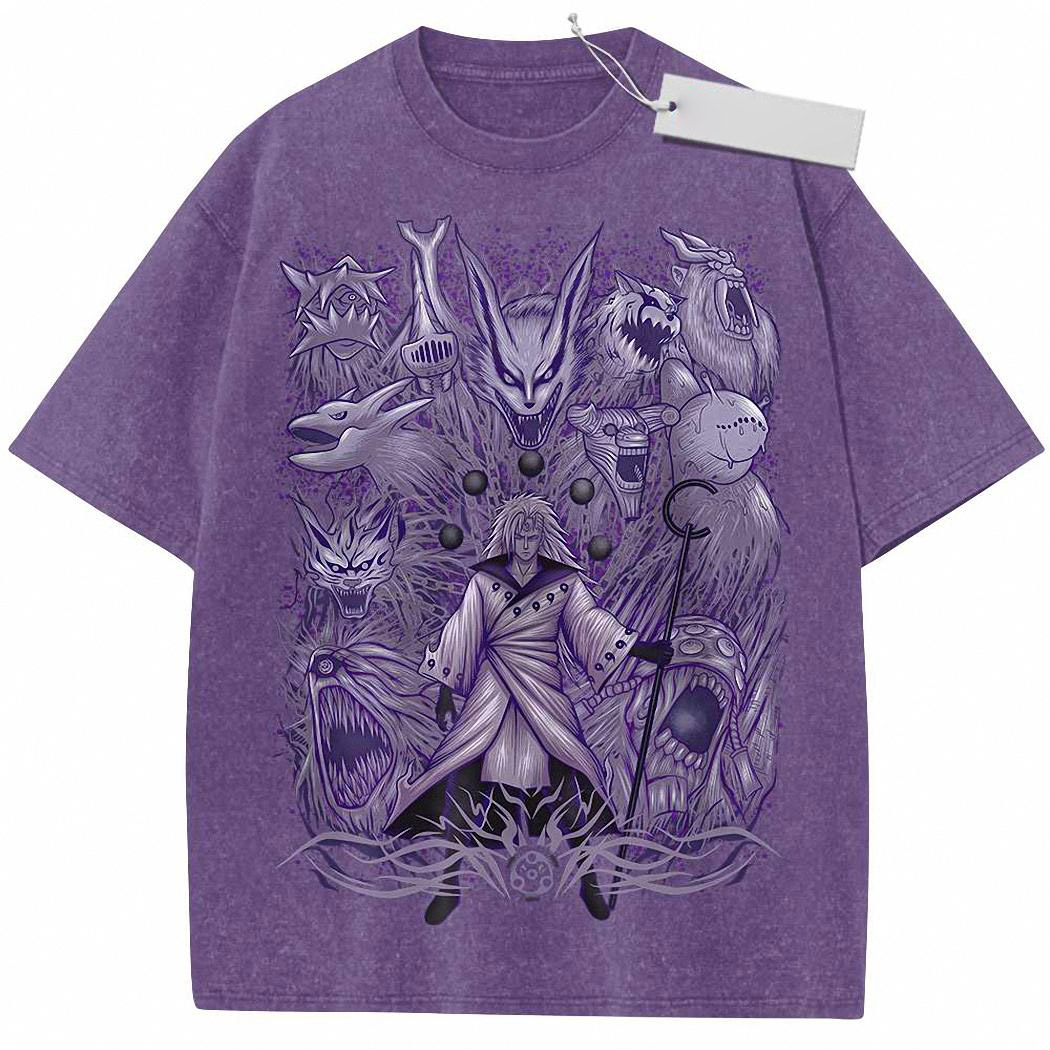 Madara Uchiha Shirt, Naruto Shirt, Anime Shirt, Vintage T Shirt 457