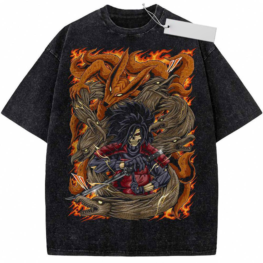 Madara Uchiha Shirt, Naruto Shirt, Anime Shirt, Vintage Tee 274
