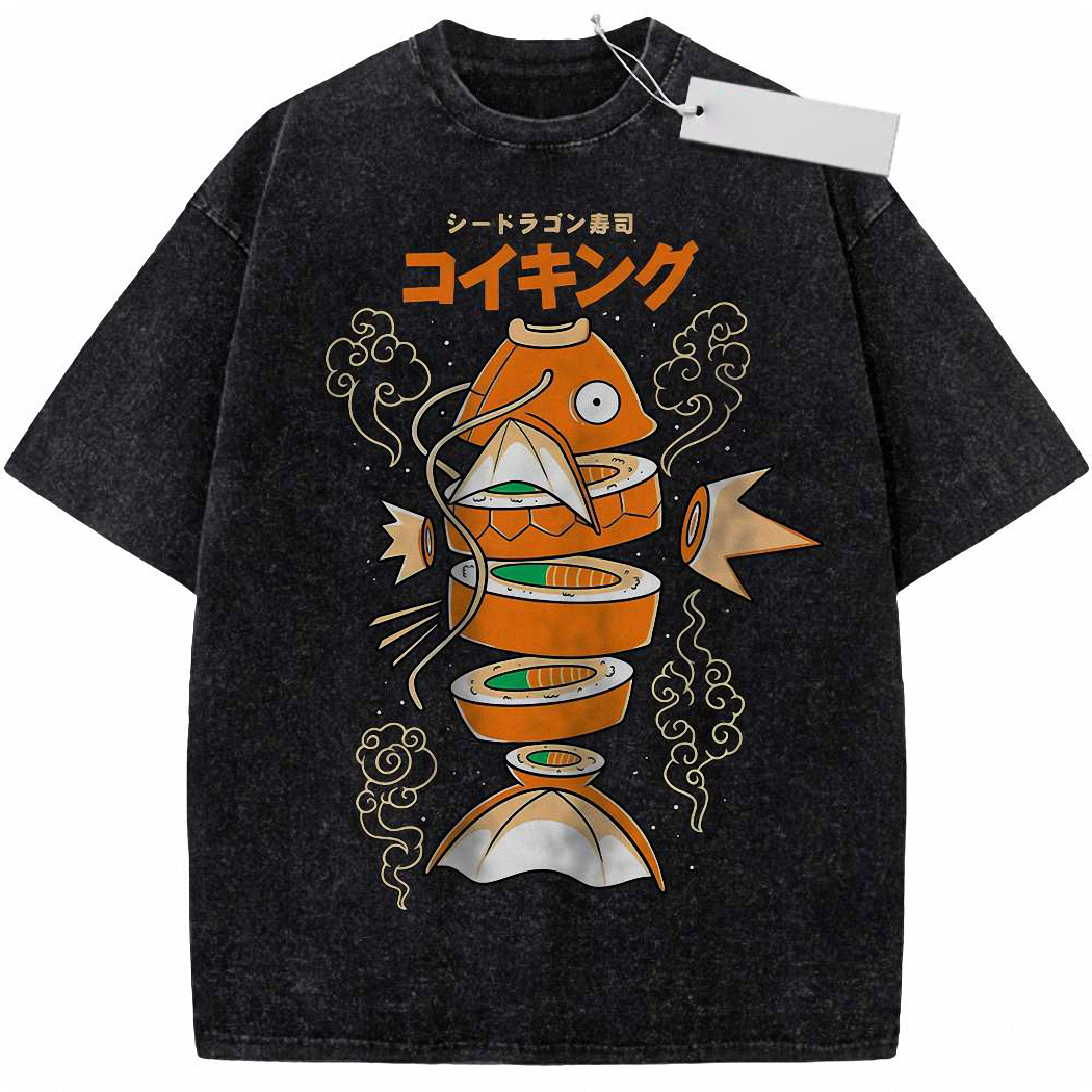 Magikarp Shirt, Anime Shirt, Vintage Tee 4
