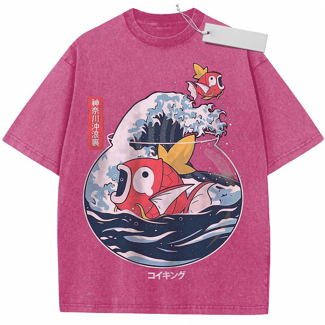 Magikarp Shirt, Anime Shirt, Vintage Tee 7