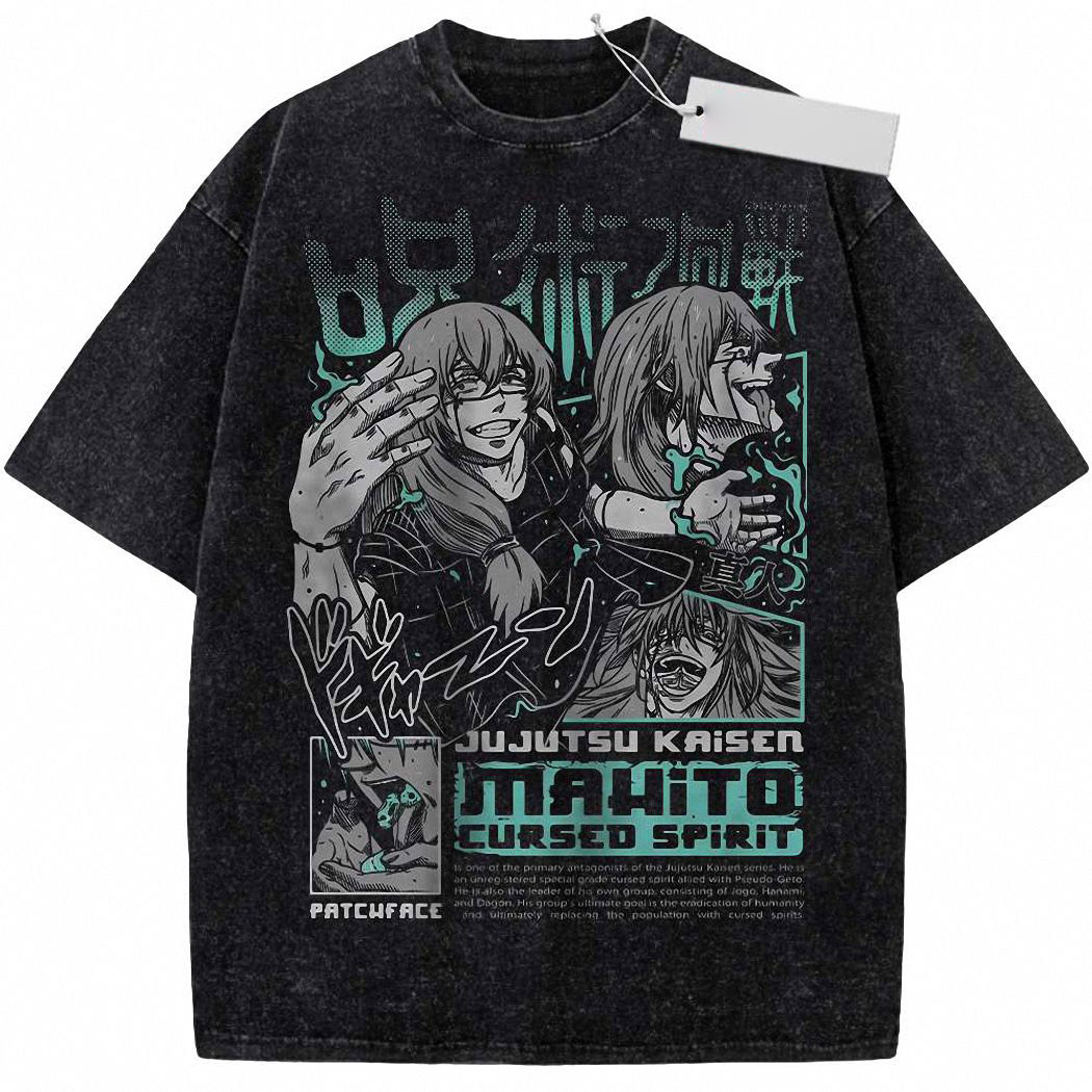 Mahito Shirt, Jujutsu Kaisen Shirt, Anime Shirt, Vintage T-Shirt 4