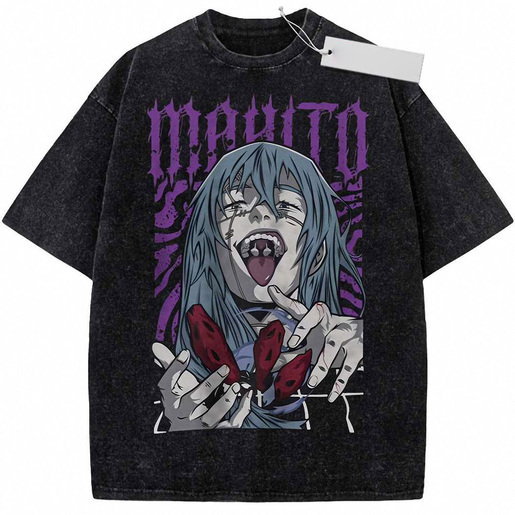 Mahito Shirt, Jujutsu Kaisen Shirt, Anime Shirt, Vintage T-Shirt 5