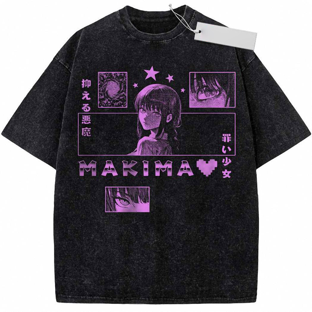 Makima Shirt, Chainsaw Man Shirt, Anime Shirt, Vintage Tee 103