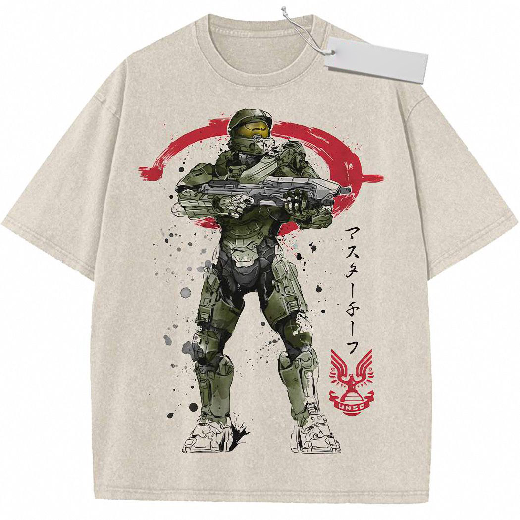 Master Chief Shirt, Halo Shirt, Game Shirt, Vintage Tee 9