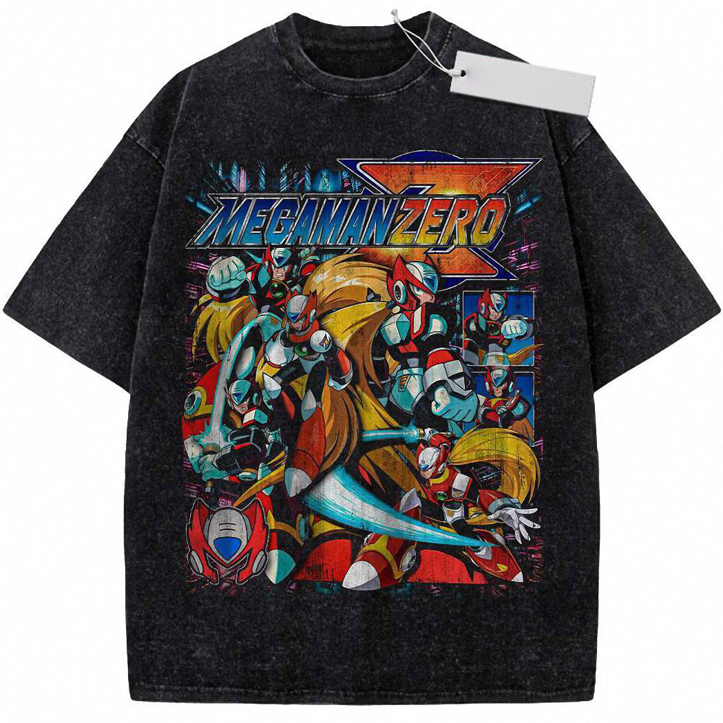 Mega Man Zero Shirt, Game Shirt, Vintage Tee 2