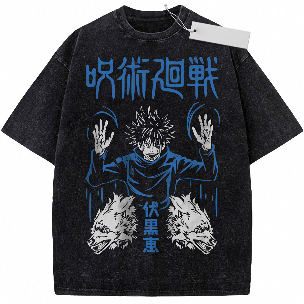 Megumi Fushiguro Shirt, Jujutsu Kaisen Shirt, JJK Shirt, Anime Shirt, Vintage Tee 1