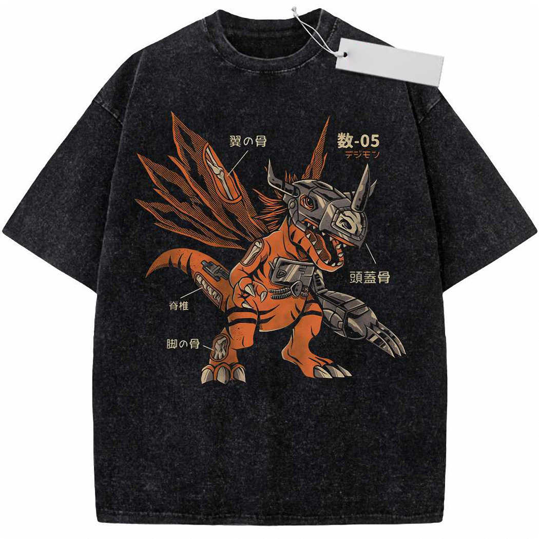 MetalGreymon Shirt, Digimon Adventure Shirt, Anime Shirt, Vintage T-Shirt 5