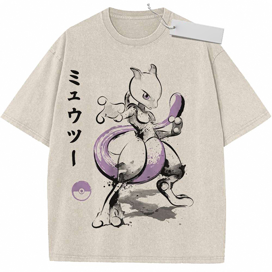 Mewtwo Shirt, Anime Shirt, Vintage Tee 8