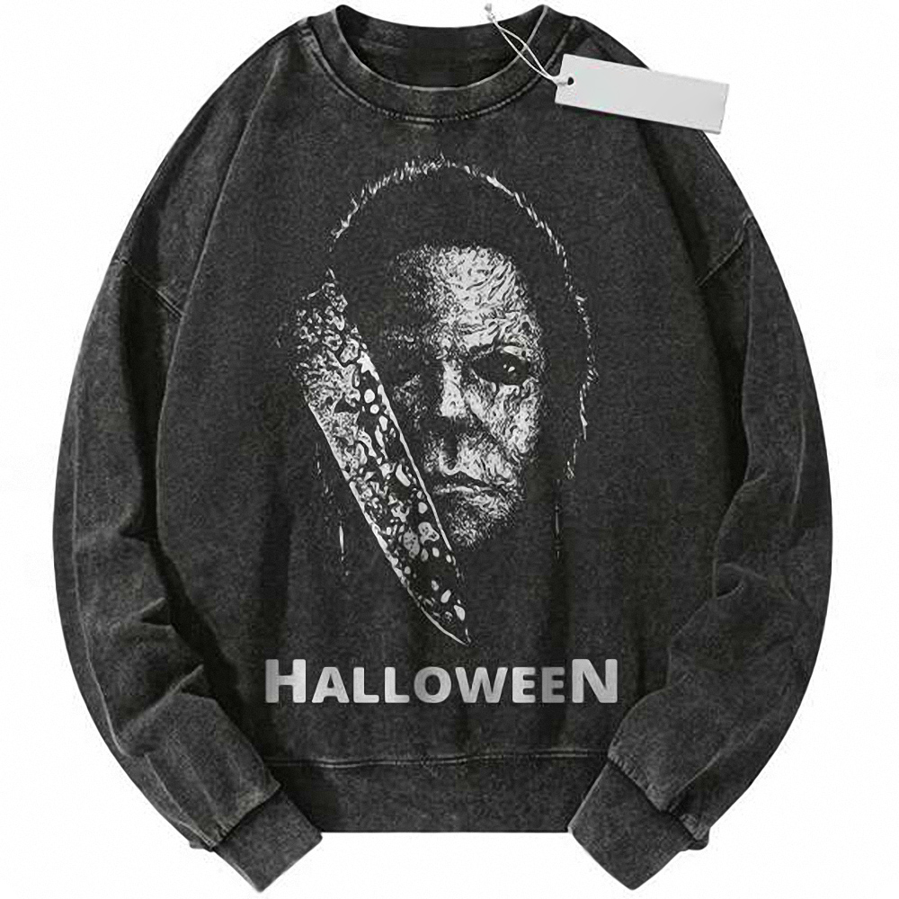 Michael Myers Sweatshirt, Halloween Sweatshirt, Horror Sweatshirt, Vintage Sweater