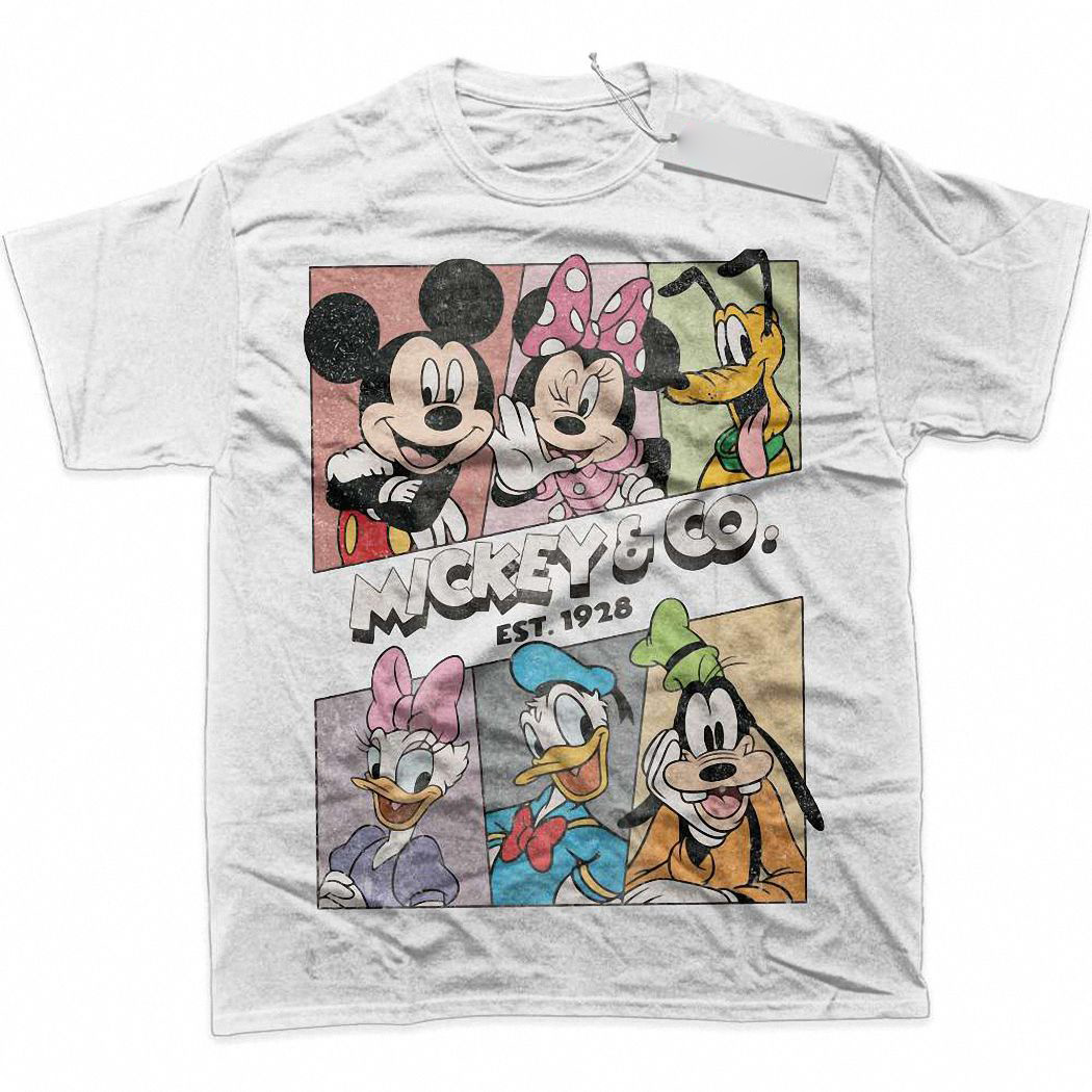 Mickey and Co Shirt, Cartoon Shirt, Graphic T-Shirt 6