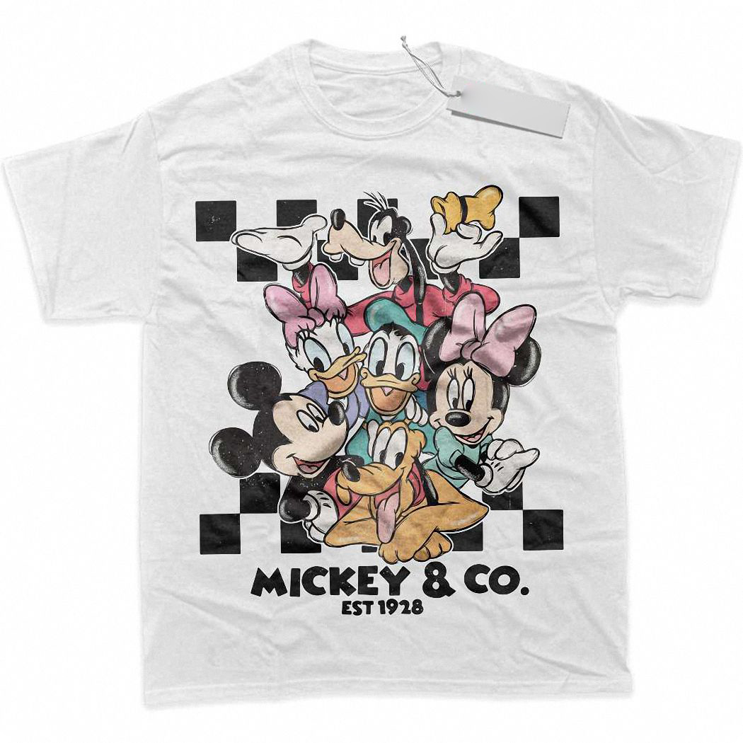 Mickey Mouse Shirt, Donald Duck Shirt, Pluto Shirt, Disney Shirt, Cartoon Shirt, Graphic T-Shirt 1