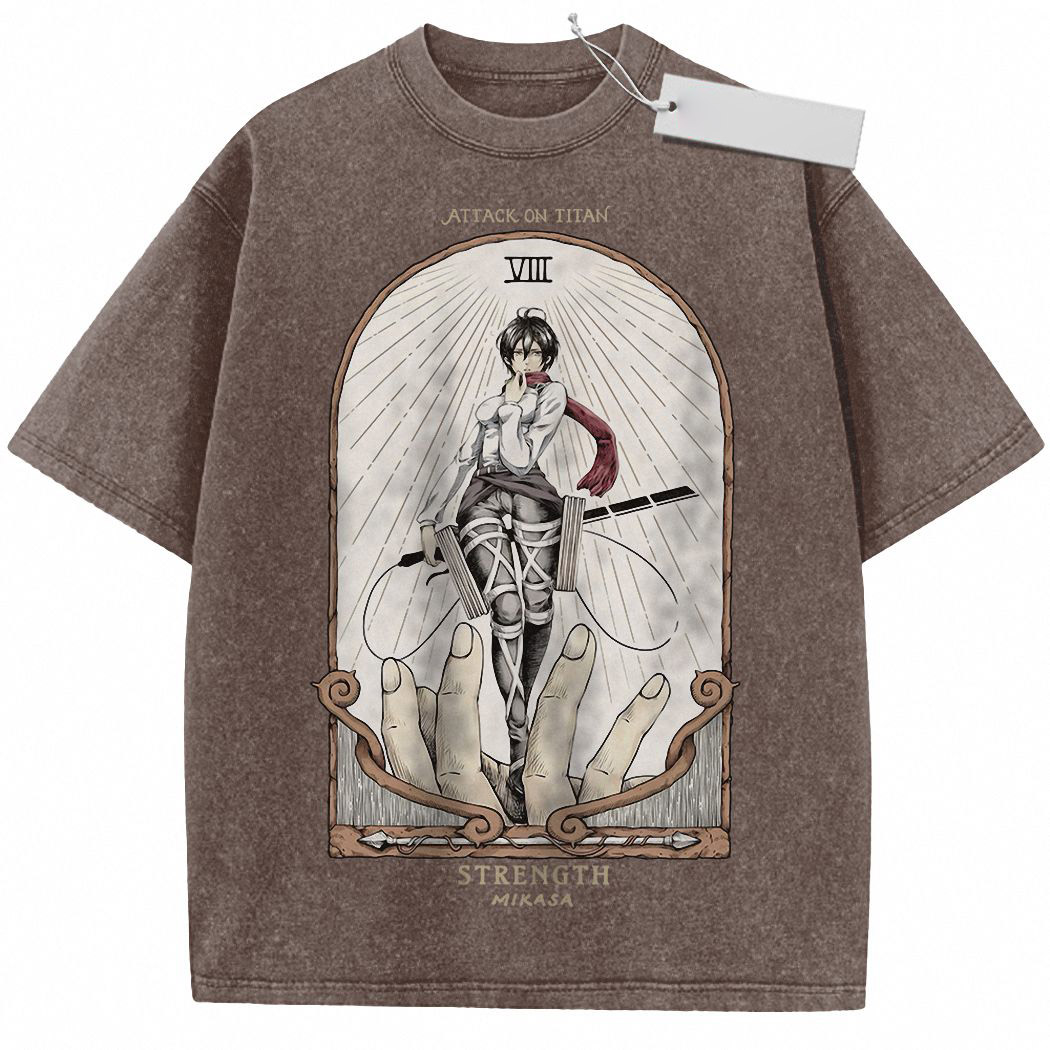 Mikasa Ackerman Shirt, Attack On Titan Shirt, AOT Shirt, Anime Shirt, Vintage Tee 6