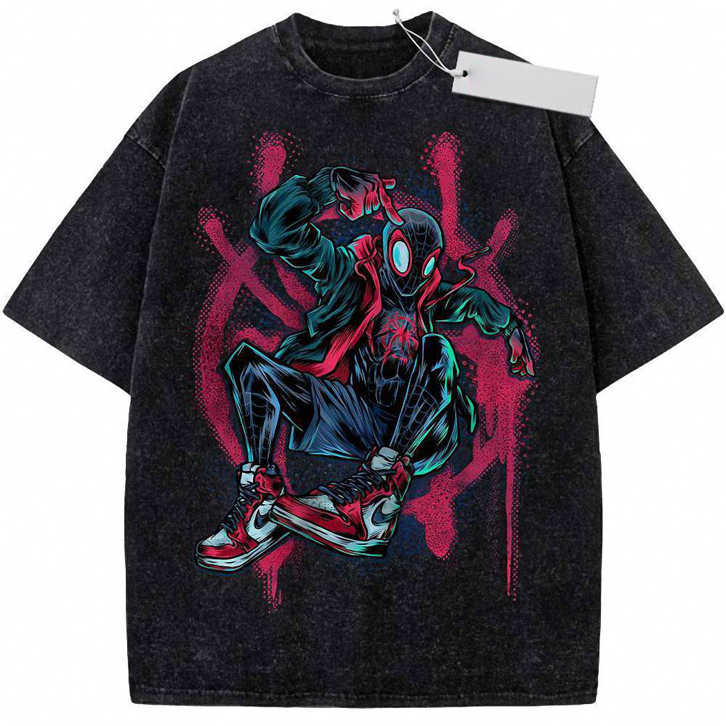 Miles Morales Shirt, Spider-Man Shirt, Marvel Comics Shirt, Vintage T-Shirt 6