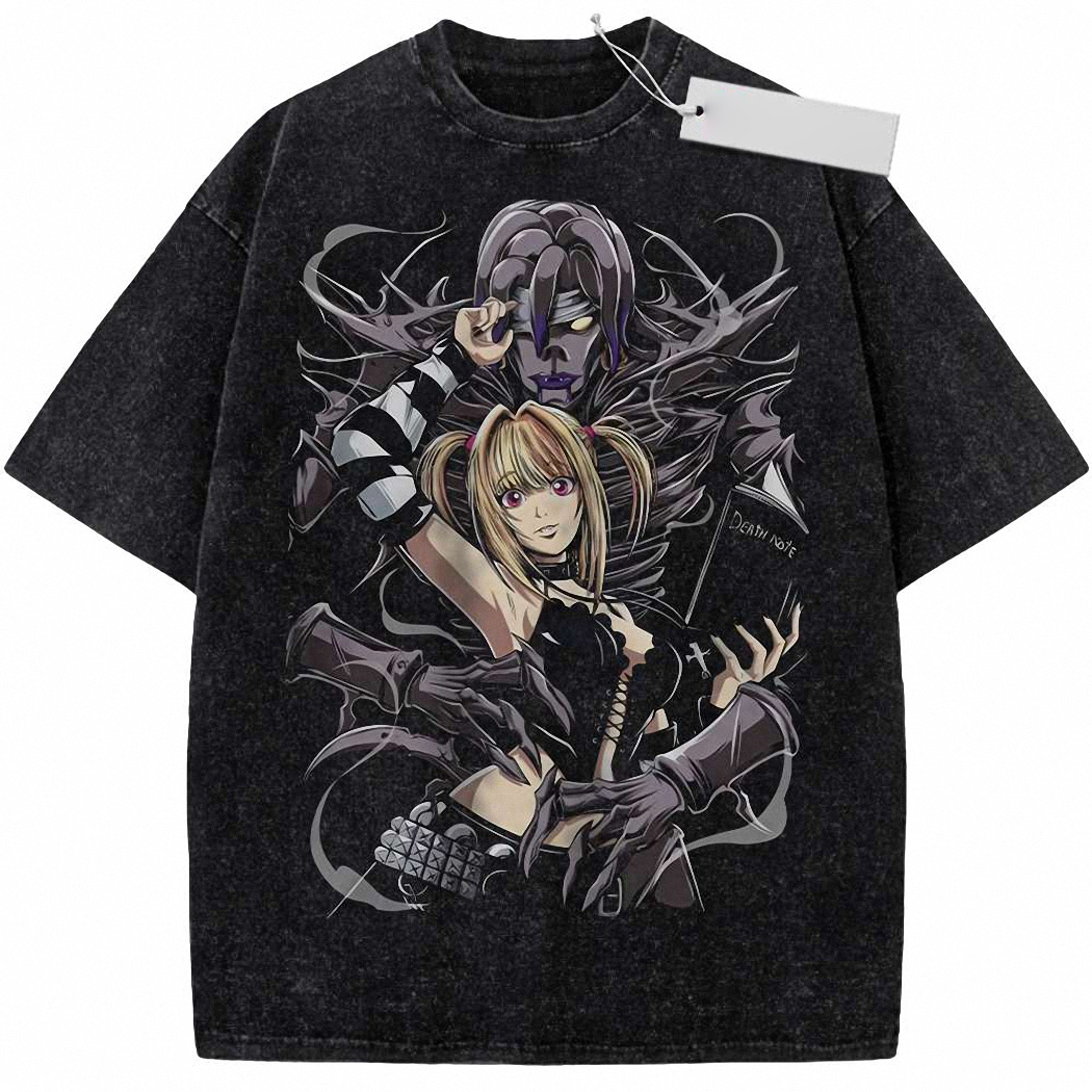 Misa Amane Shirt, Rem Shirt, Death Note Shirt, Anime Shirt, Vintage T-Shirt 2