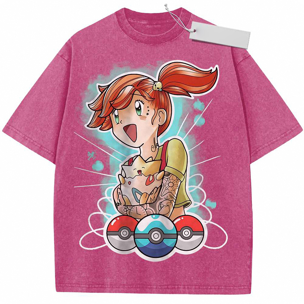 Misty vs Togepi Shirt, Anime Shirt, Vintage Tee 7